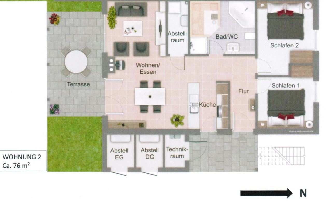 5*Ferienwohnung Seeblick 2 Wendisch Rietz Bagian luar foto